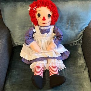 RARE Handmade Raggedy Anne Doll XL - NWT